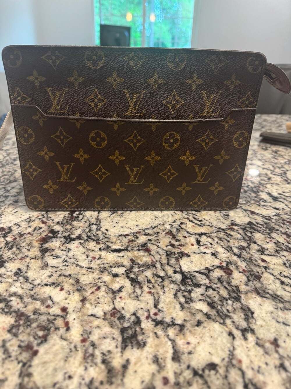 Louis Vuitton Monogram Pochette Homme Clutch Bag Vintage 1993 France
